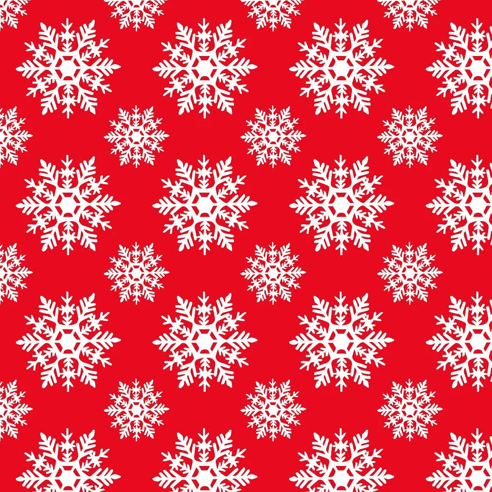 Snowflakes Adhesive Vinyl Sheet