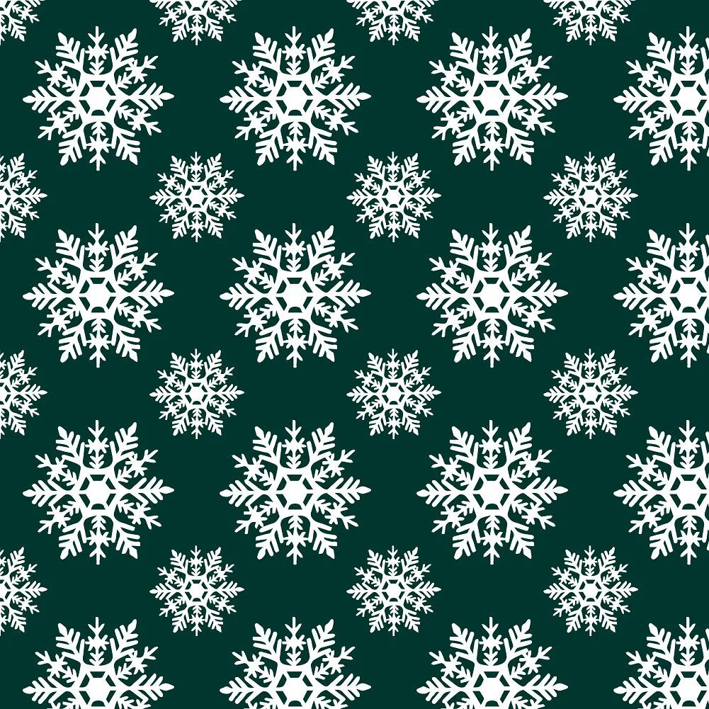 Snowflakes Adhesive Vinyl Sheet