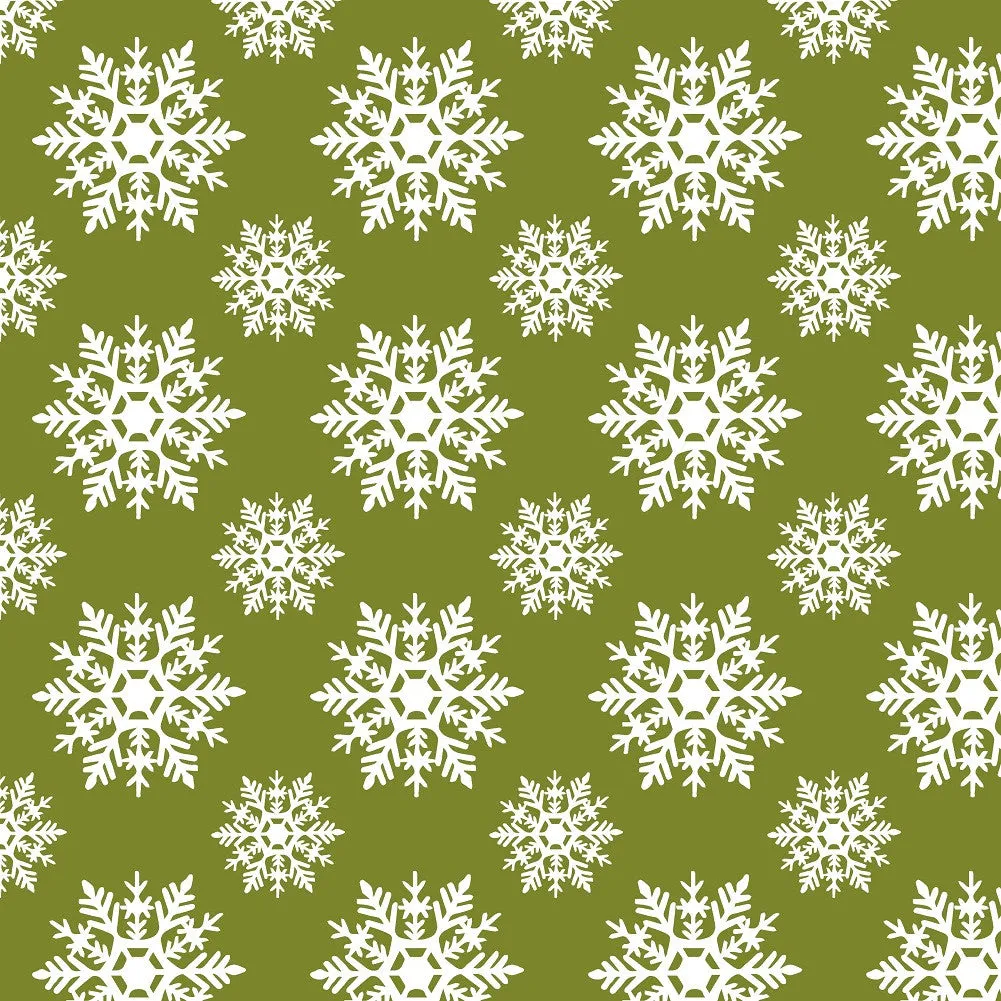 Snowflakes Adhesive Vinyl Sheet