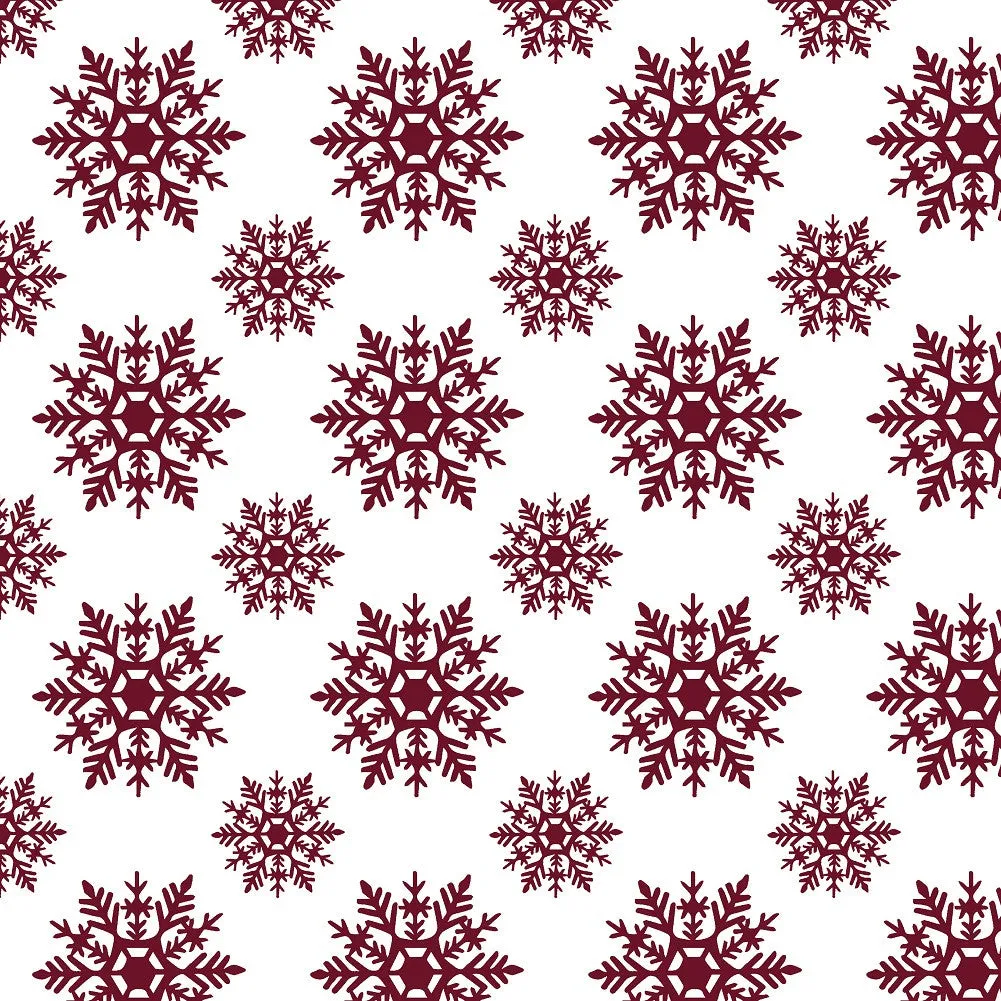 Snowflakes Adhesive Vinyl Sheet