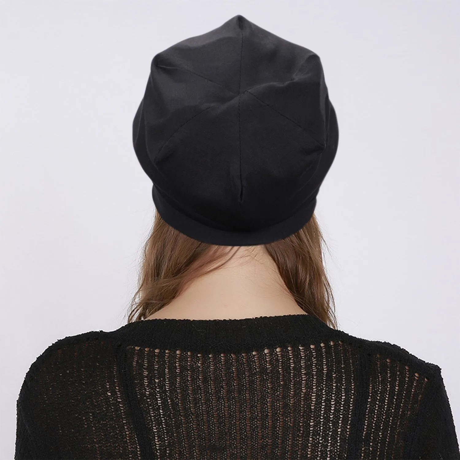 SoftJASGOOD  Cotton Sleep Cap for Women Beanie Hat Night Cap Fashion Slouchy Beanie Headwraps