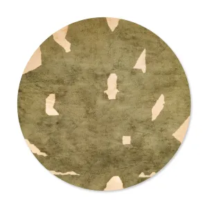 Soldier Round - Luxury Shag Moroccan Rug