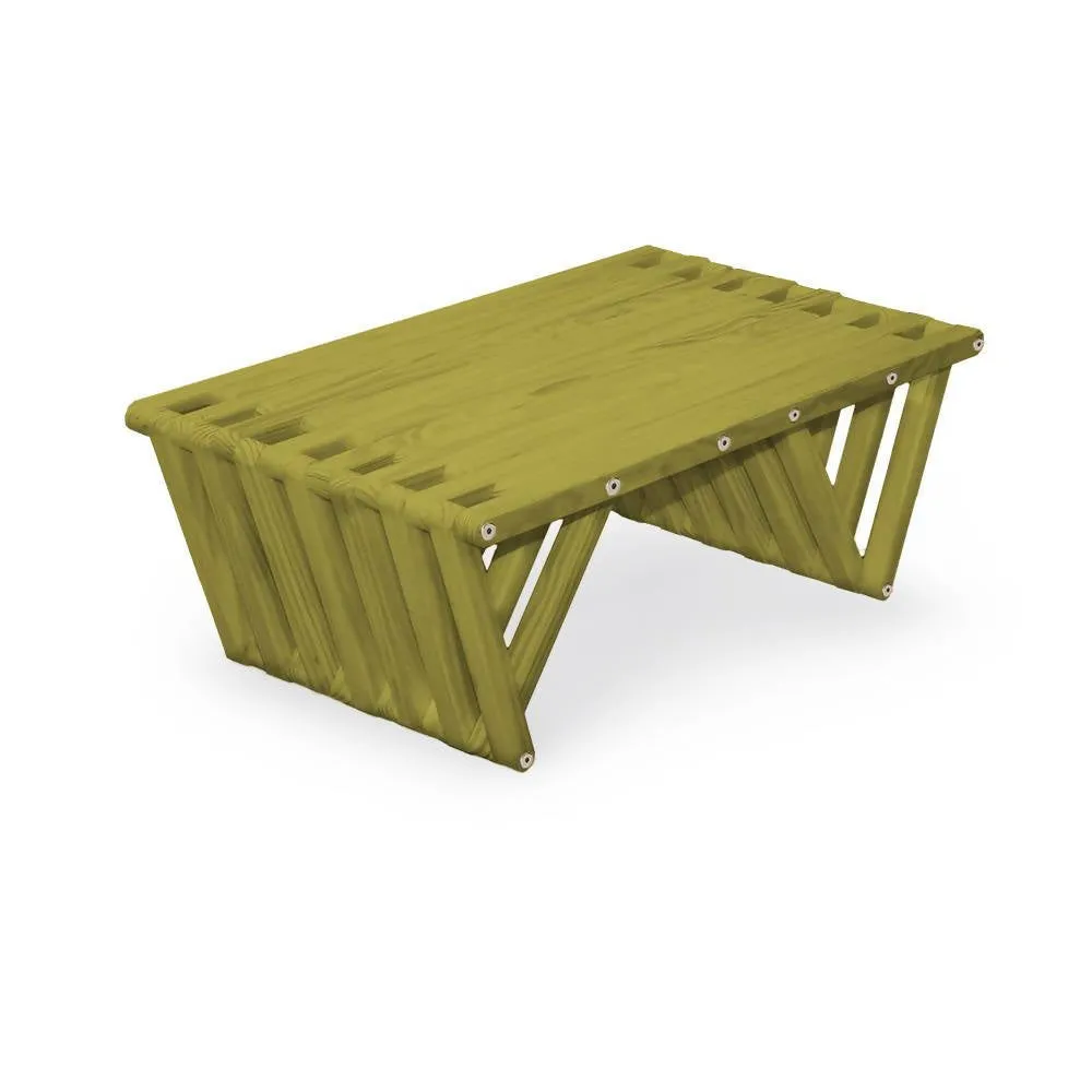 Solid Wood Coffee Table 36" x 20" x H 12"