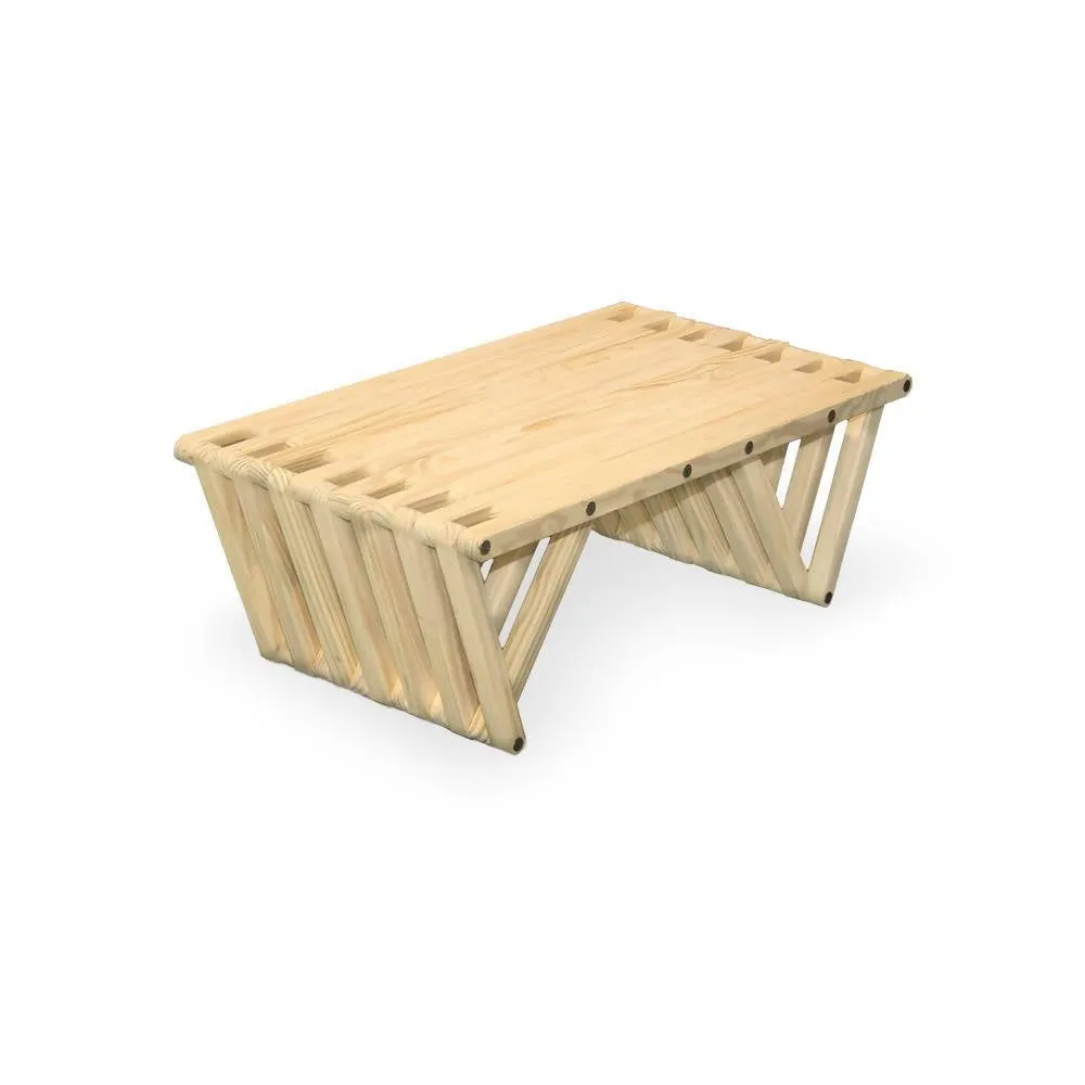 Solid Wood Coffee Table 36" x 20" x H 12"
