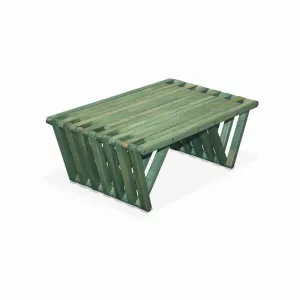 Solid Wood Coffee Table 36" x 20" x H 12"