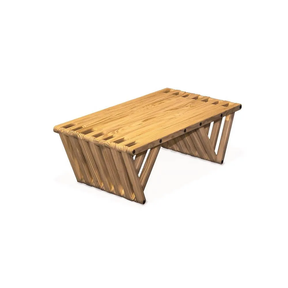 Solid Wood Coffee Table 36" x 20" x H 12"
