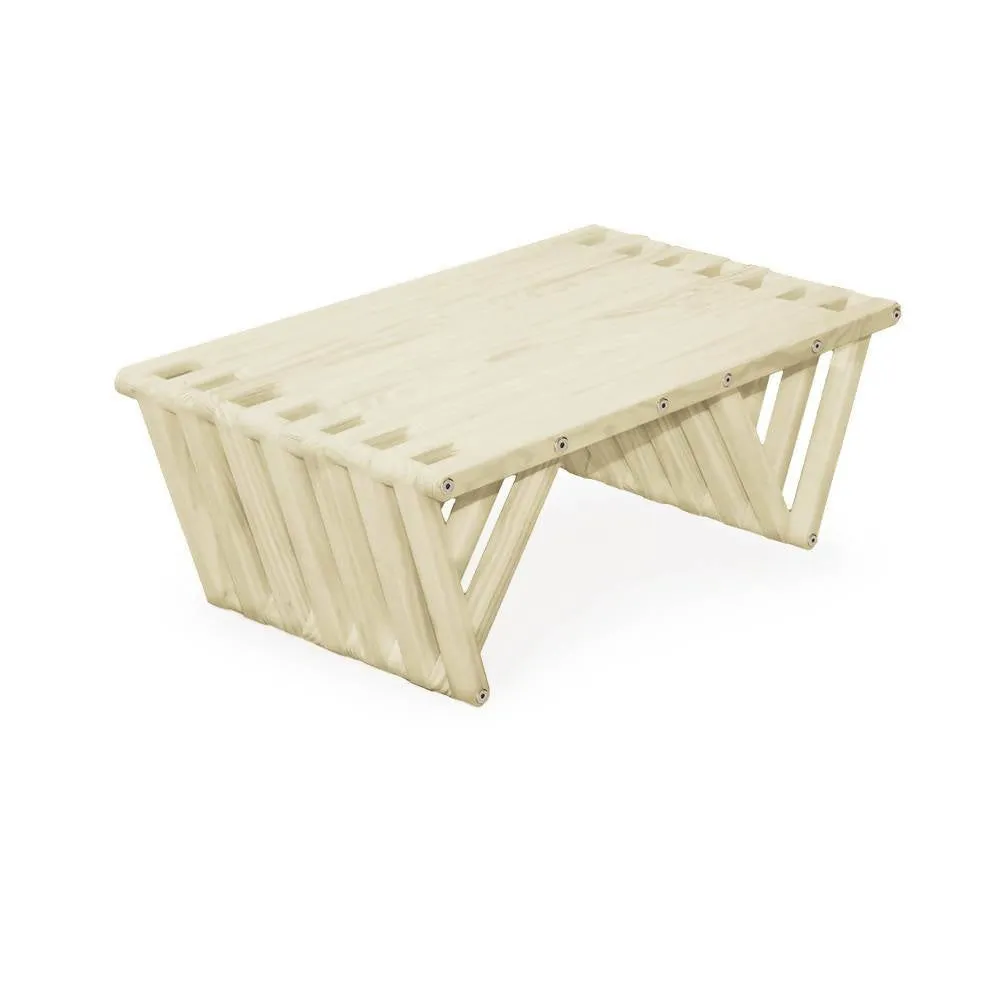 Solid Wood Coffee Table 36" x 20" x H 12"