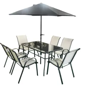 Sorrento Six Seater Dining Set