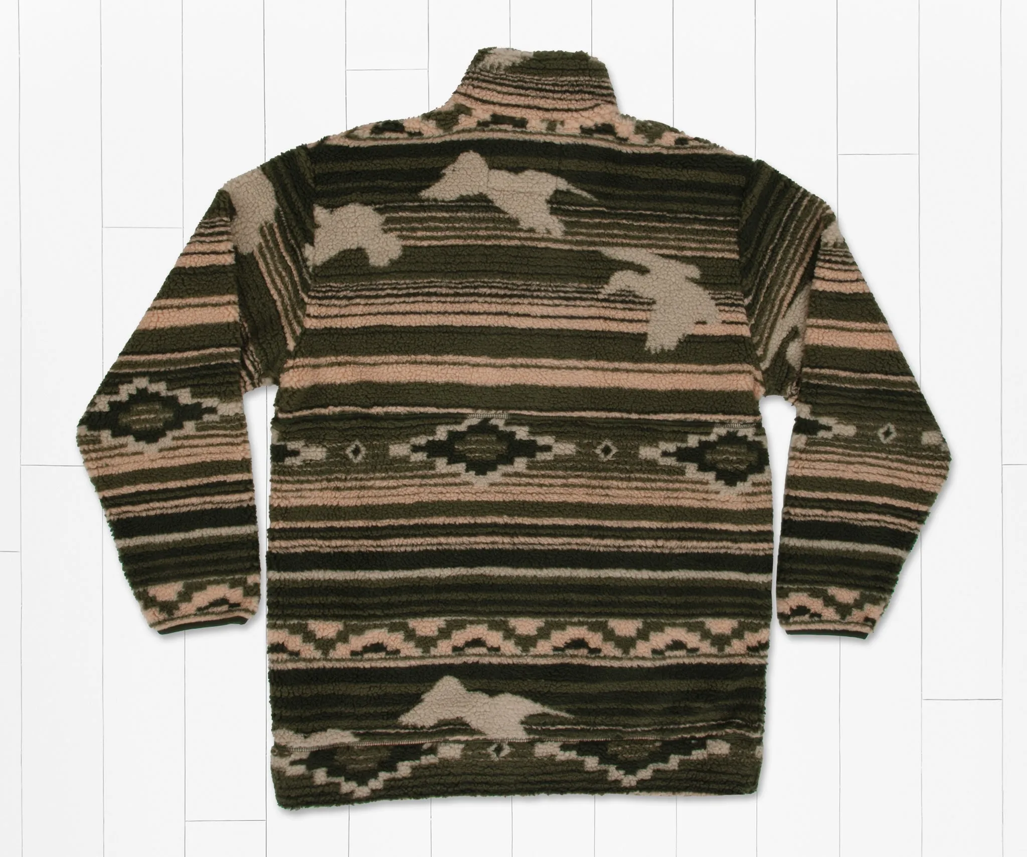 Southern Marsh Matagorda Rustic Fleece Pullover