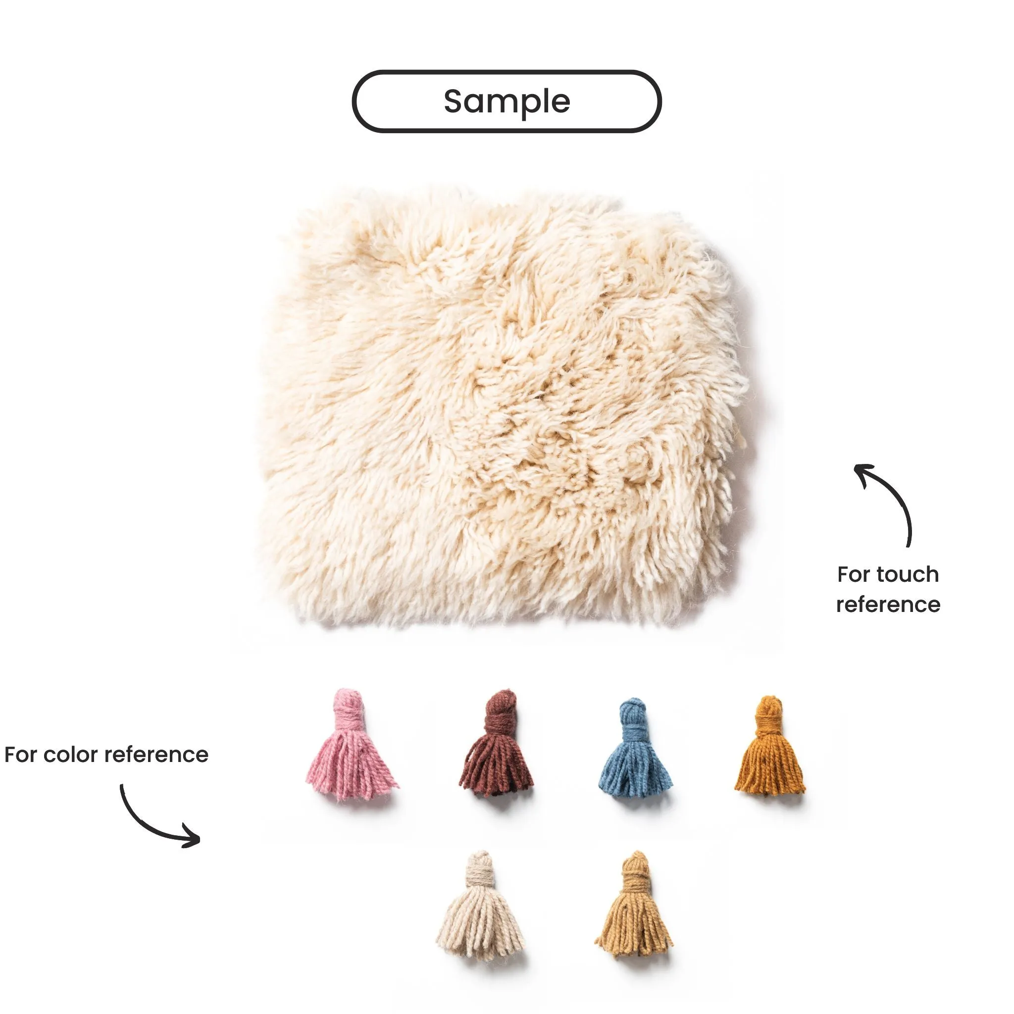 Spaceship Round - Luxury Shag Moroccan Rug