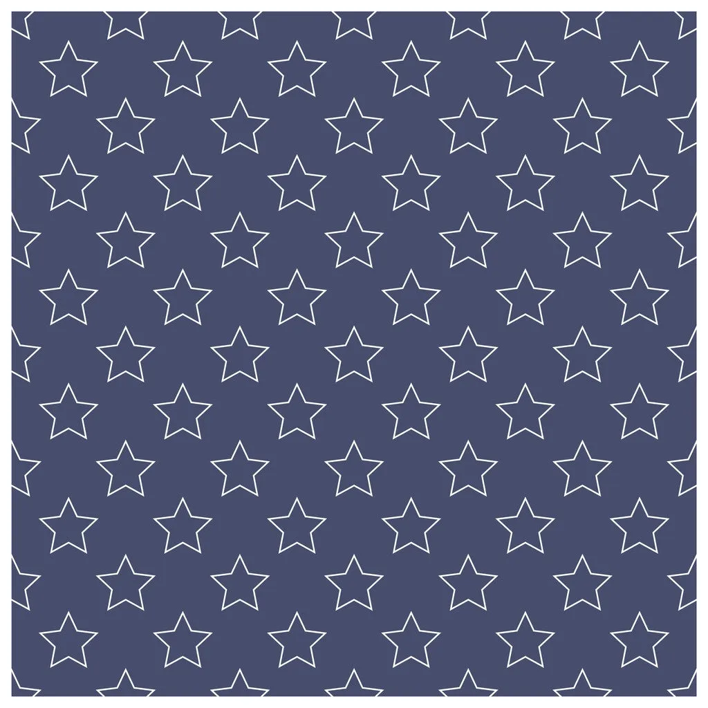 Stars and Stripes Patterns Adhesive Vinyl Sheet