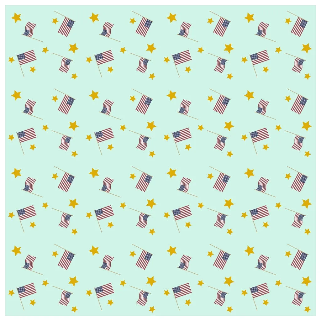 Stars and Stripes Patterns Adhesive Vinyl Sheet