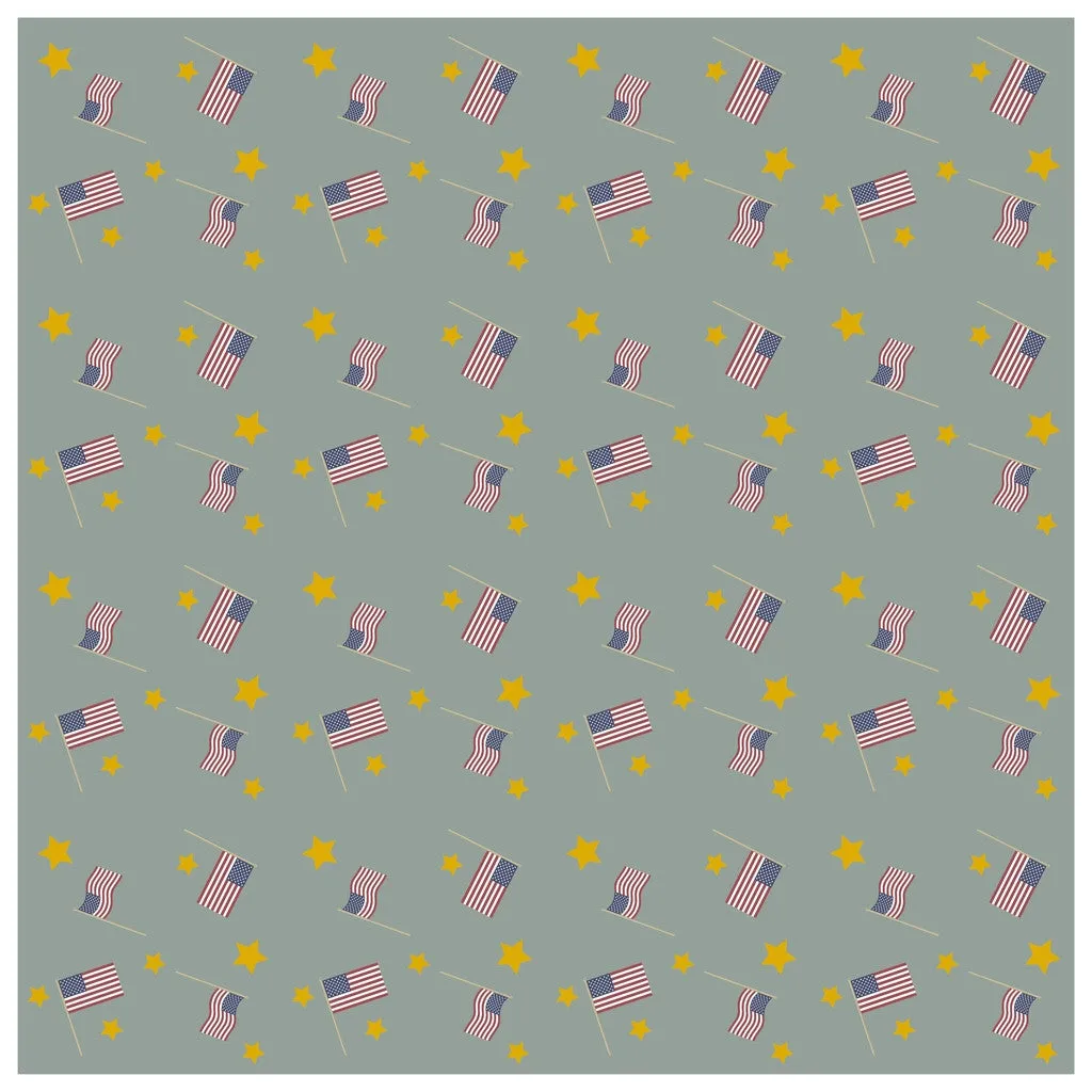 Stars and Stripes Patterns Adhesive Vinyl Sheet