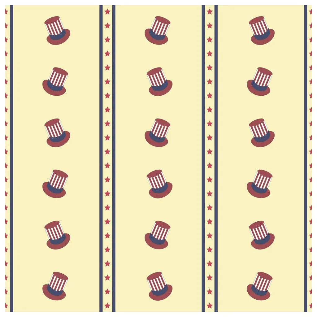 Stars and Stripes Patterns Adhesive Vinyl Sheet