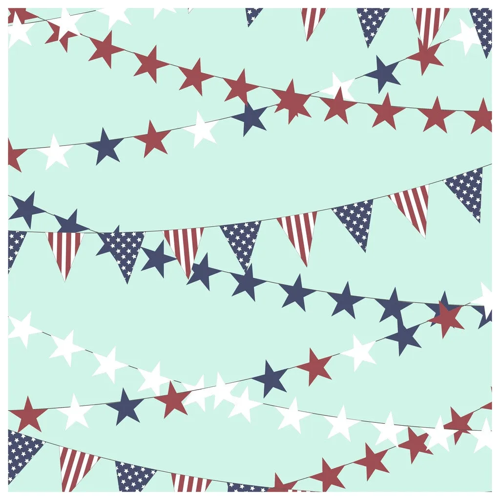 Stars and Stripes Patterns Adhesive Vinyl Sheet