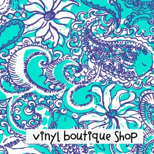 Summer Shape Up Or Ship Out Lilly Inspired Printed Patterned Craft Vinyl