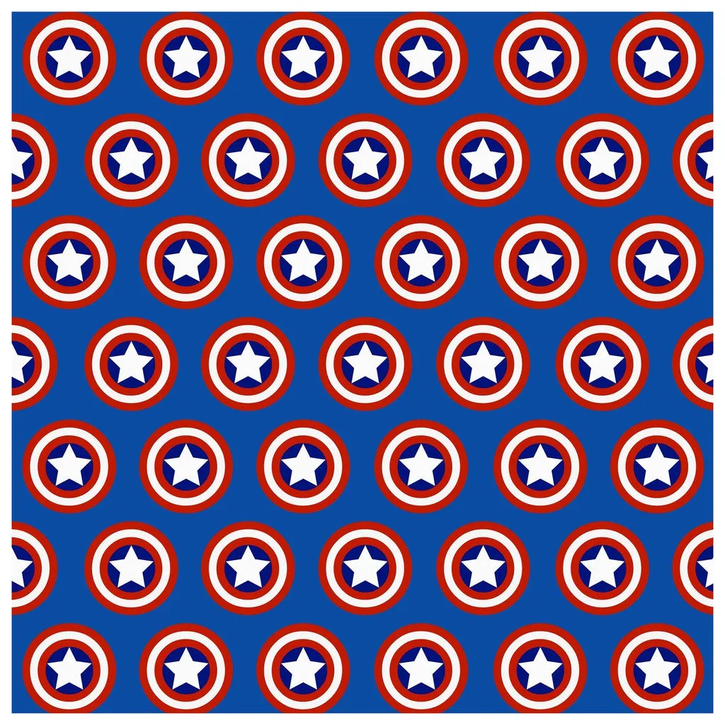 Superheros Patterns Adhesive Vinyl Sheet