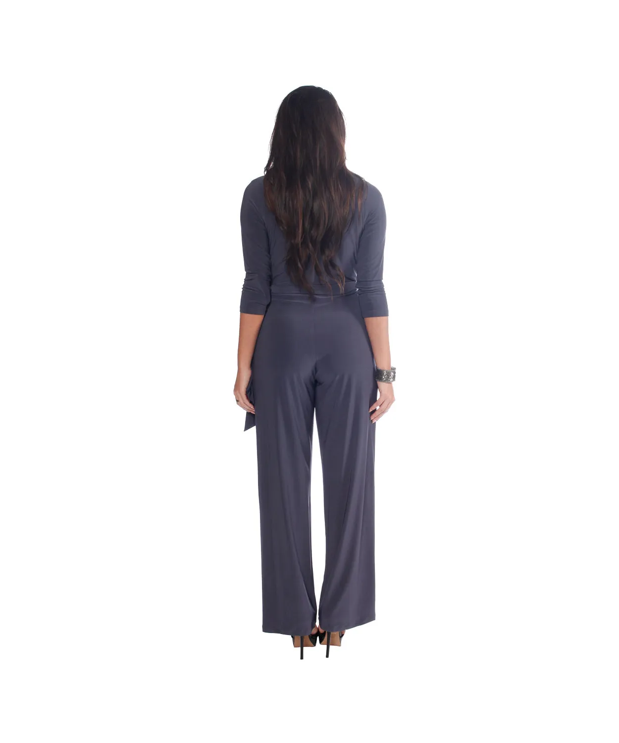 Surplice Tie Waist Jumpsuit