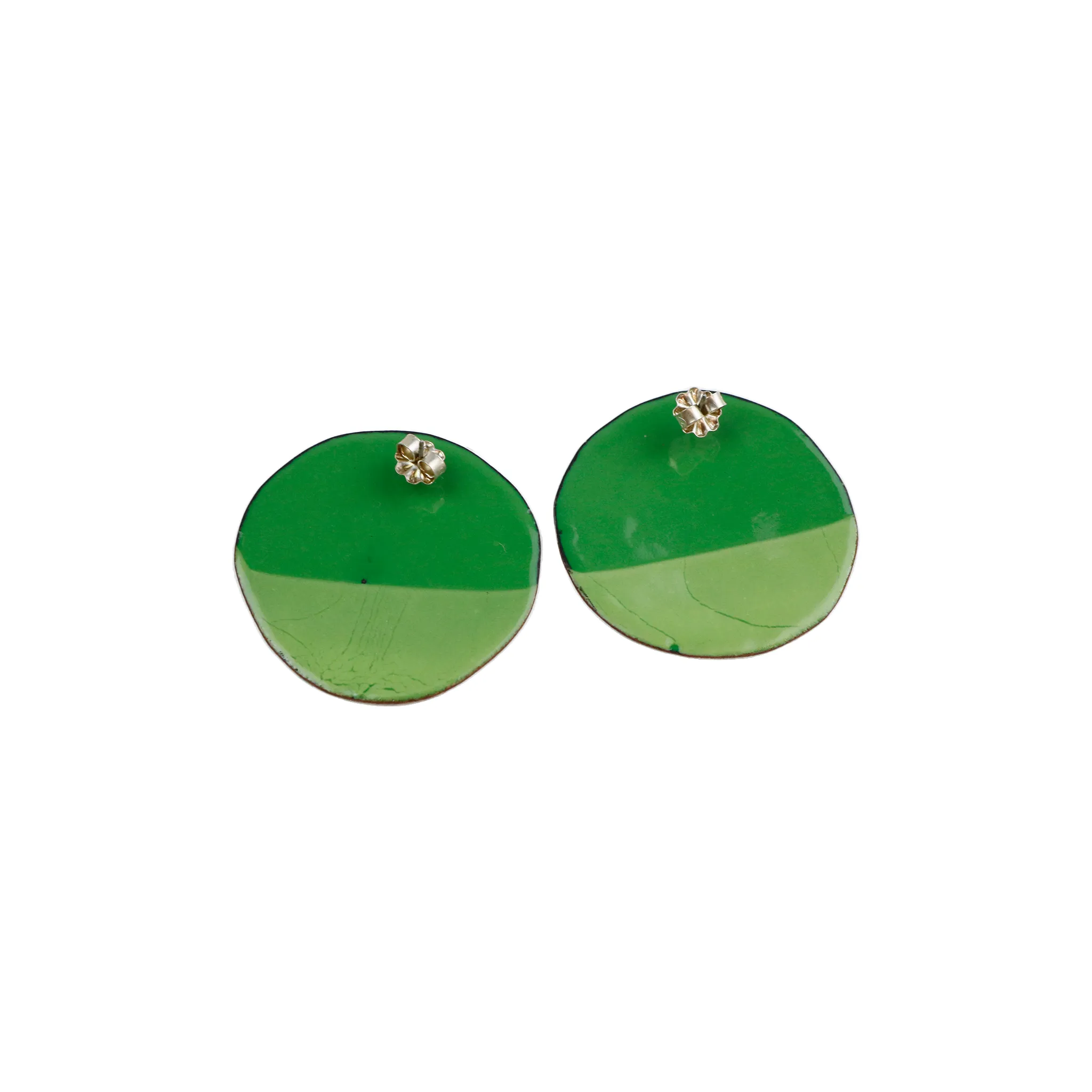 Tanya Crane Mod   Screen Print Enamel Earrings