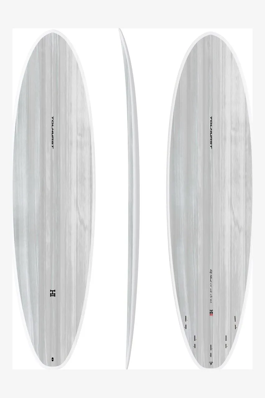 THE MOE - THUNDERBOLT RED - WHITE - 8'0