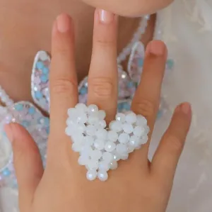 The My Love Heart Crystal Designer Ring
