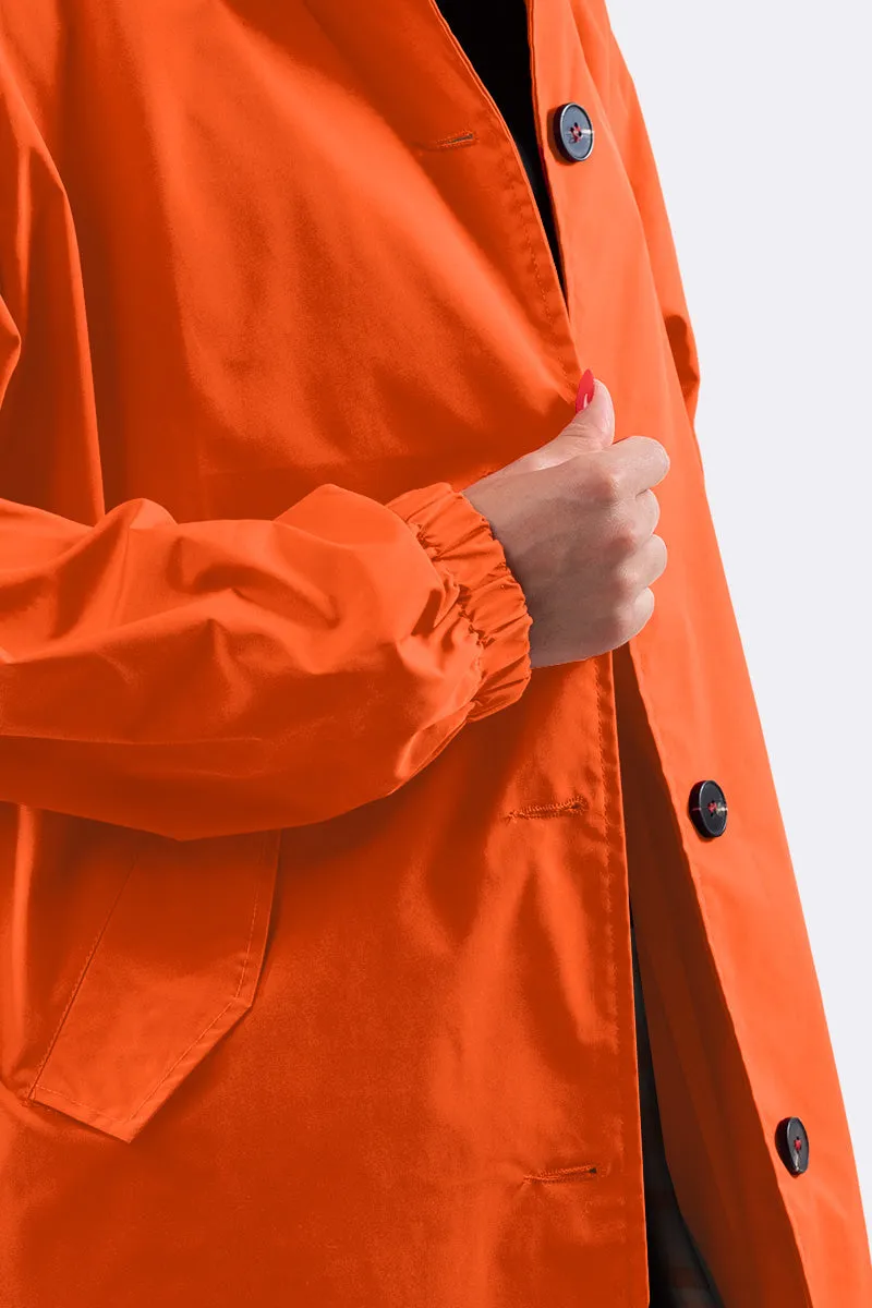The Water Resistant Hooded Oversized Windbreaker Rain Jacket