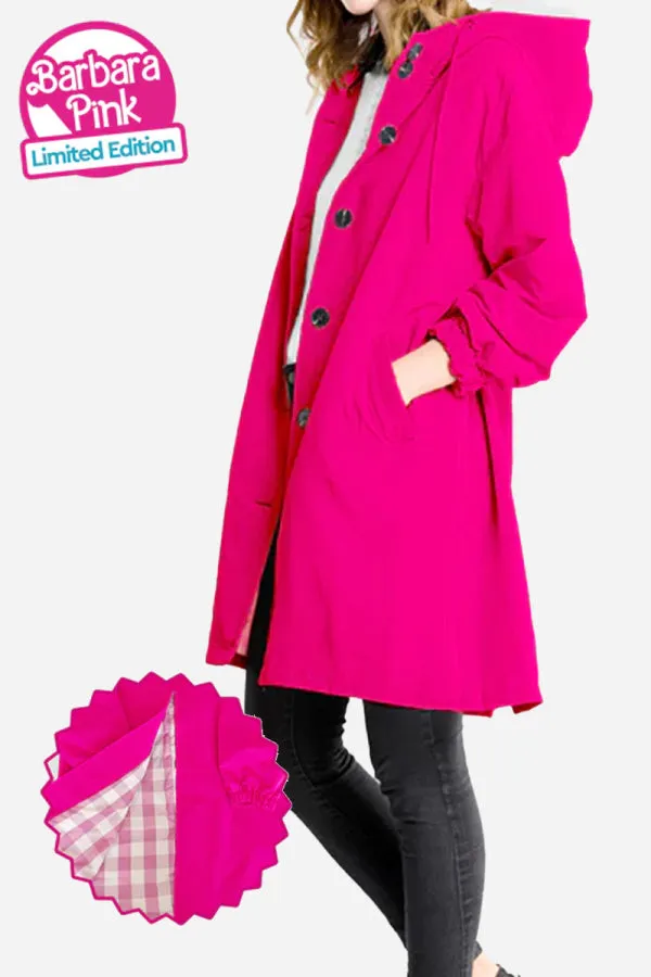 The Water Resistant Hooded Oversized Windbreaker Rain Jacket