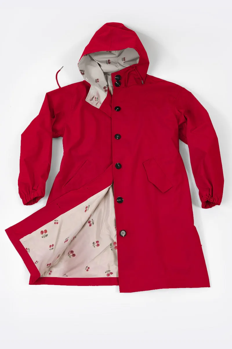 The Water Resistant Hooded Oversized Windbreaker Rain Jacket