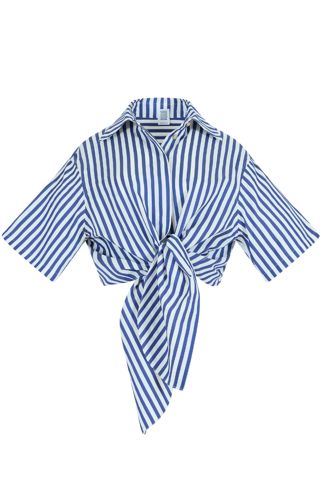 Tie Me Up, Tie Me Button Down | Awning Blue Stripe