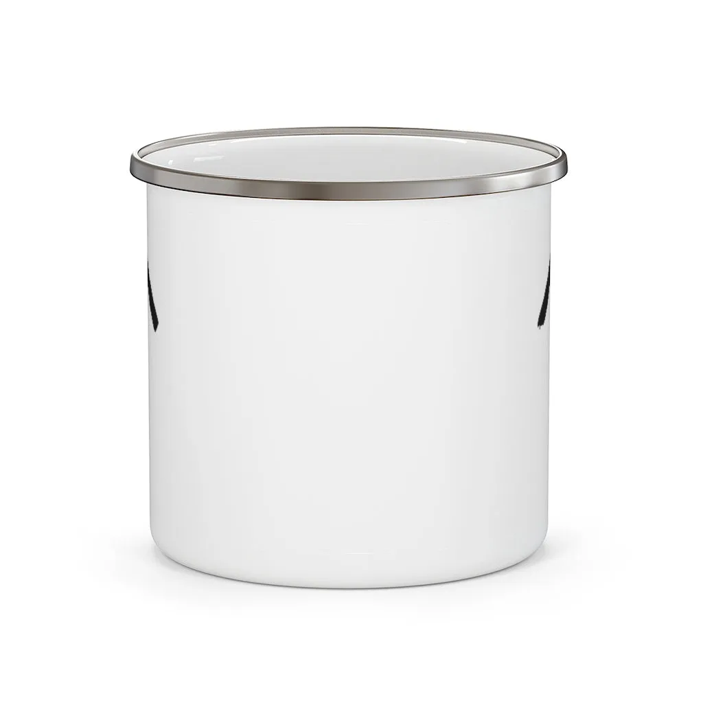Tiwaz (Warrior) Viking Rune Enamel Camping Mug