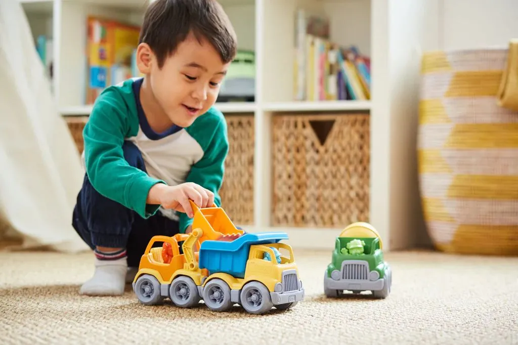 Toy Construction Trucks - 100% Recycled Plastic Toy