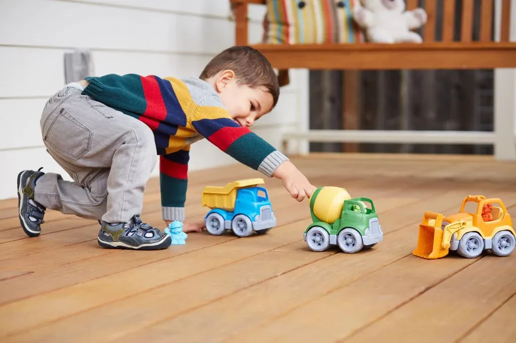 Toy Construction Trucks - 100% Recycled Plastic Toy