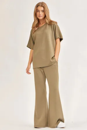TPN Paris Comfy Girlie Buttery Soft Set-Olive