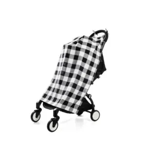 Travel Blanket - Monochrome Gingham