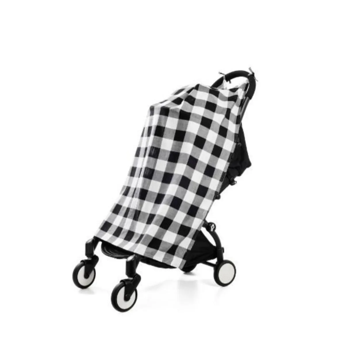 Travel Blanket - Monochrome Gingham