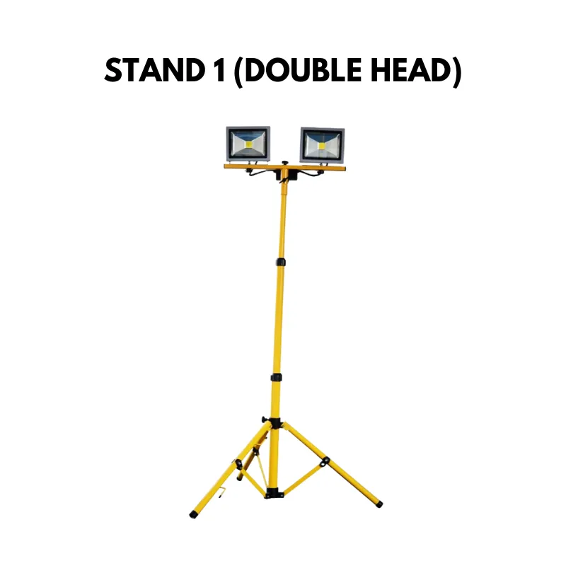 Tripod Telescopic Floodlight Projector Led Flood Lamp Stand Emergency Spotlight Tripods for Outdoor Working Light