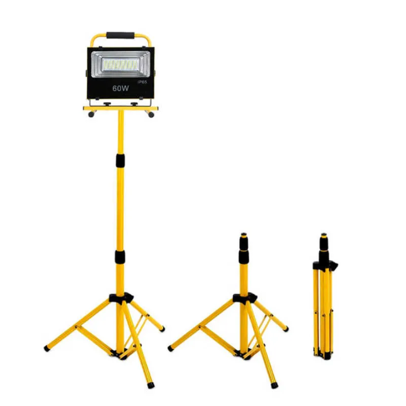 Tripod Telescopic Floodlight Projector Led Flood Lamp Stand Emergency Spotlight Tripods for Outdoor Working Light
