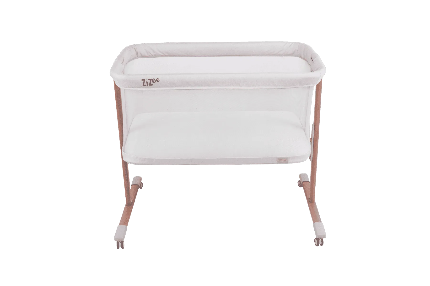 Tutti Bambini ZiZee Essential Crib - Scandinavian Walnut/Ecru