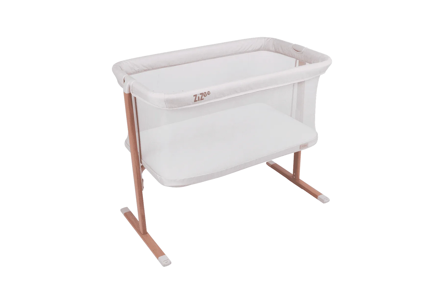 Tutti Bambini ZiZee Essential Crib - Scandinavian Walnut/Ecru
