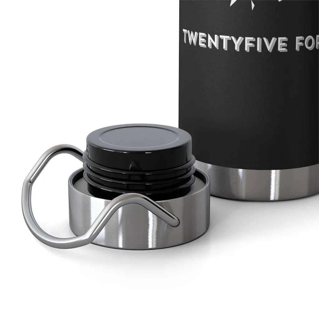 TwentyFiveForty Black Vacuum Insulated Bottle