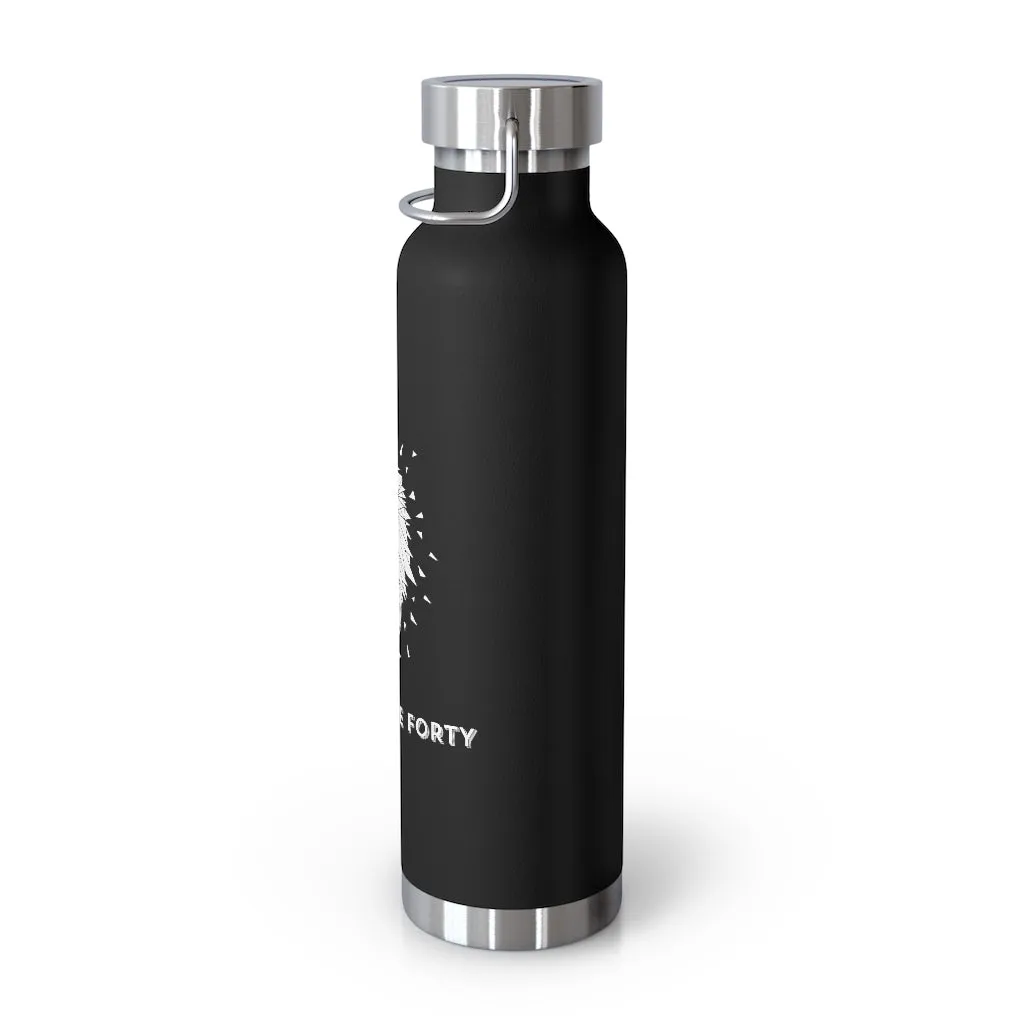 TwentyFiveForty Black Vacuum Insulated Bottle