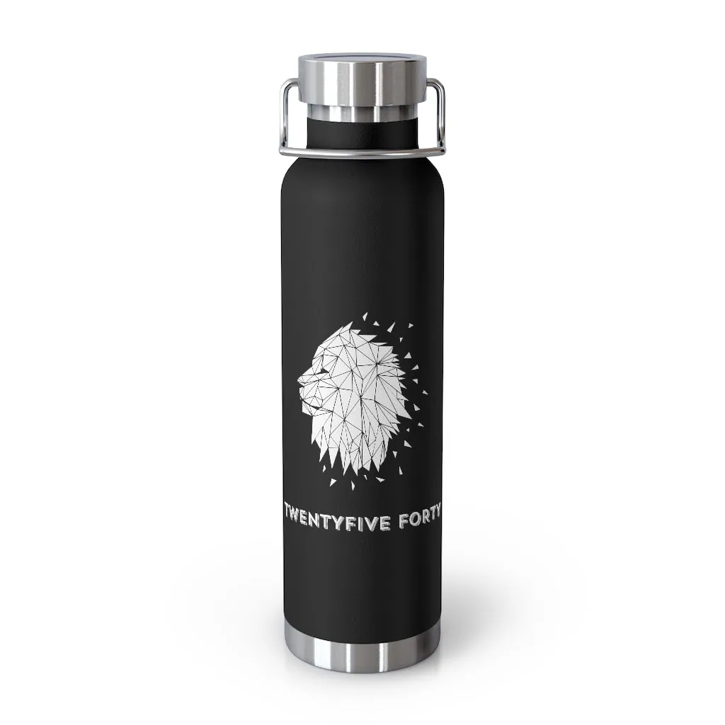 TwentyFiveForty Black Vacuum Insulated Bottle
