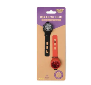 Twin bicycle lights
