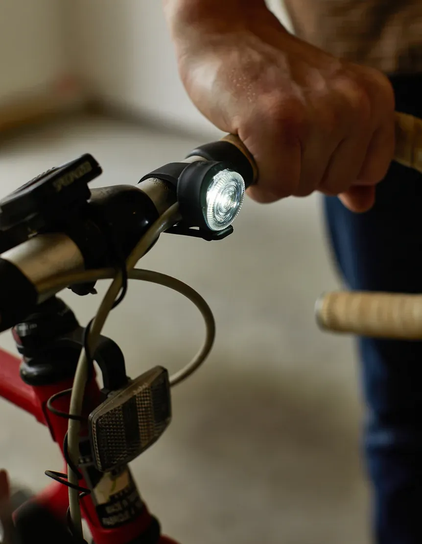 Twin bicycle lights