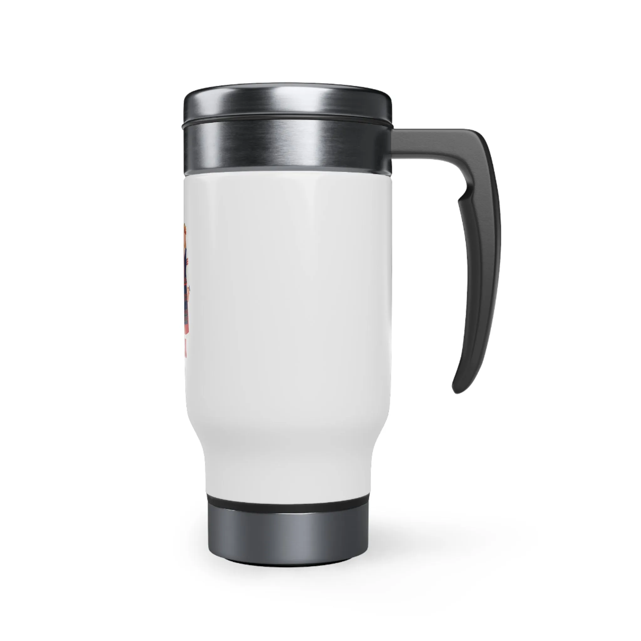 Ukraine Stainless Steel Travel Mug with Handle, 14oz
