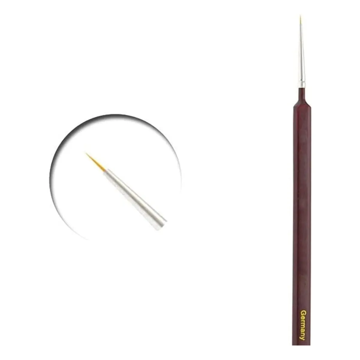 Vallejo Brushes - Round Toray Brush Triangular Handle No.0