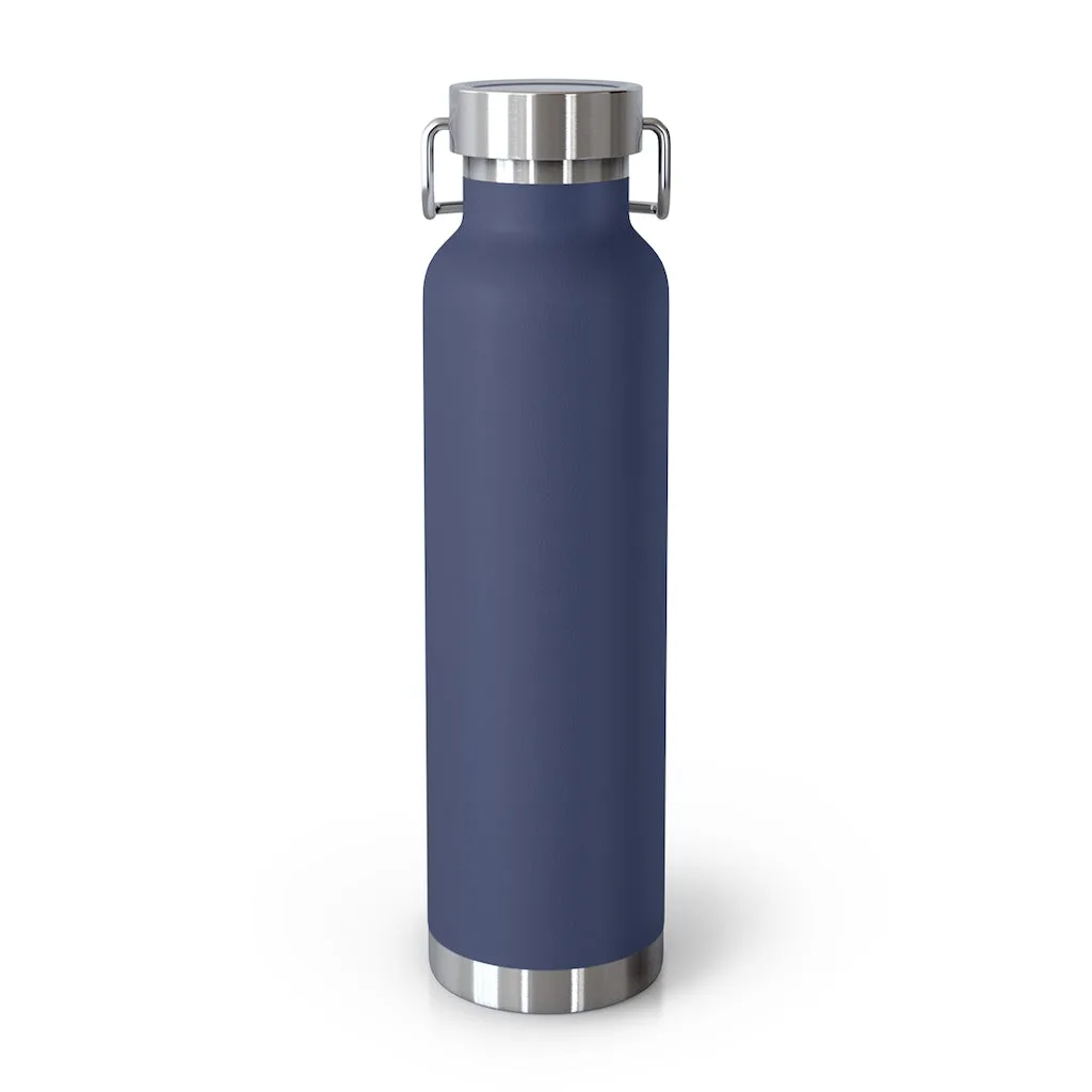 Vela Blue Logo 22oz Vacuum Insulated Bottle