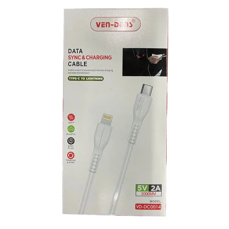 Ven-Dens / Smart Tech Type-C to Lightning data Sync & Charging Cable 1 Meter