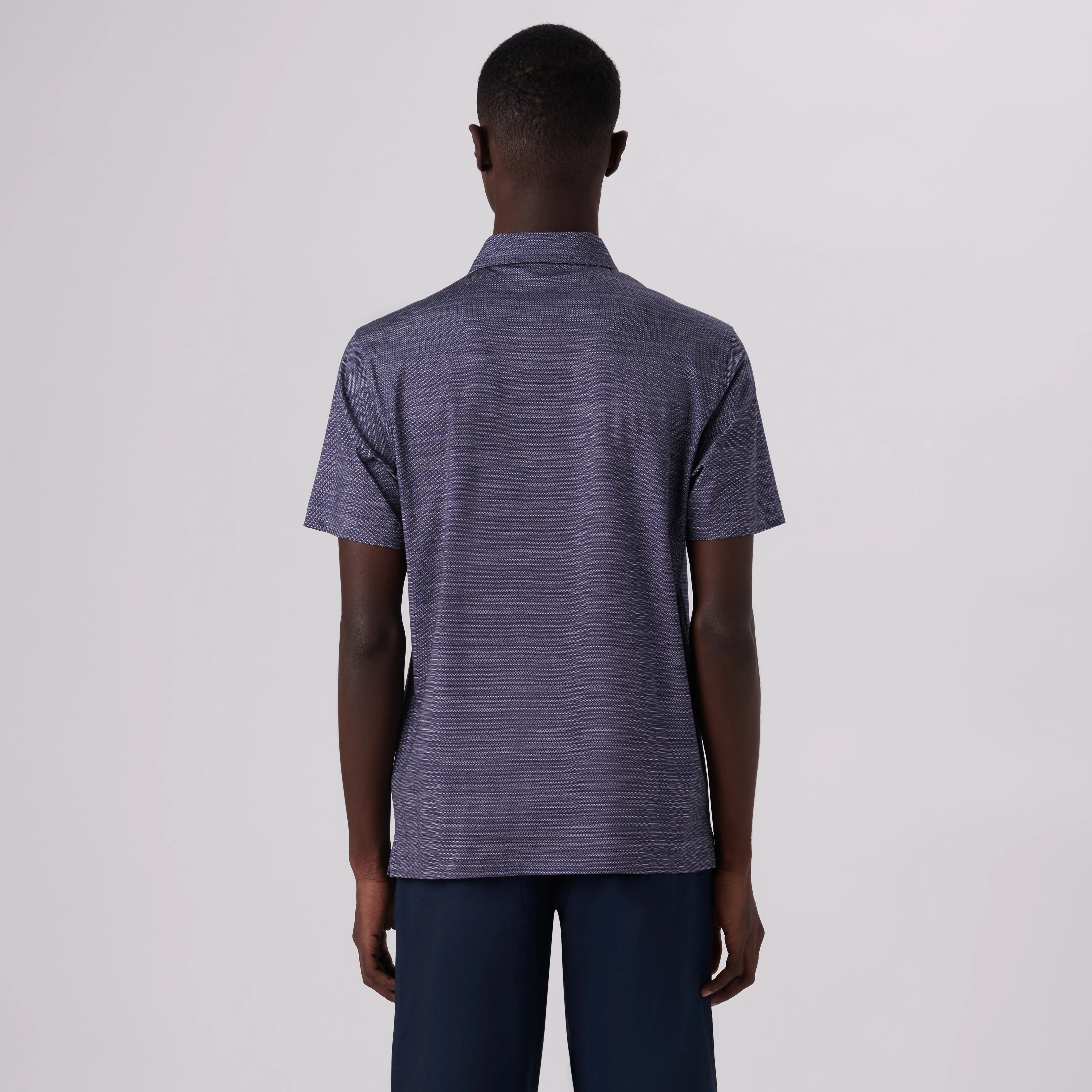 Victor Striated Print OoohCotton Polo