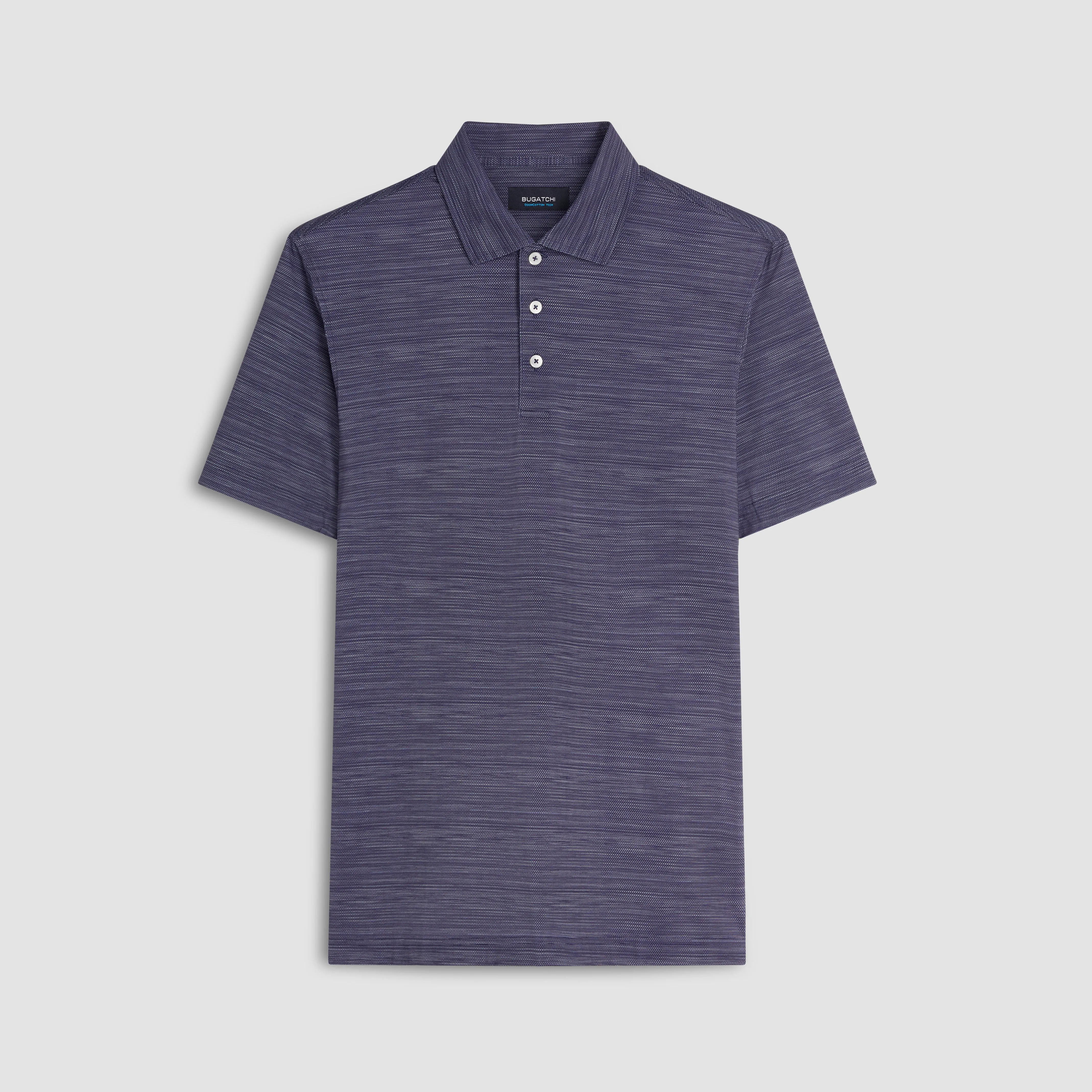 Victor Striated Print OoohCotton Polo